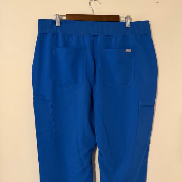 NWT Figs High Waisted Yola Skinny Scrub Pants Royal Blue Size XXL/T - Picture 7 of 11